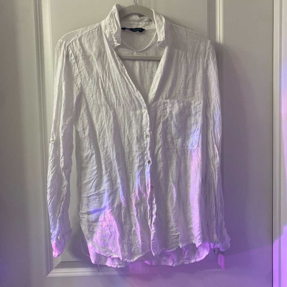 White Button Down Shirt from Zara